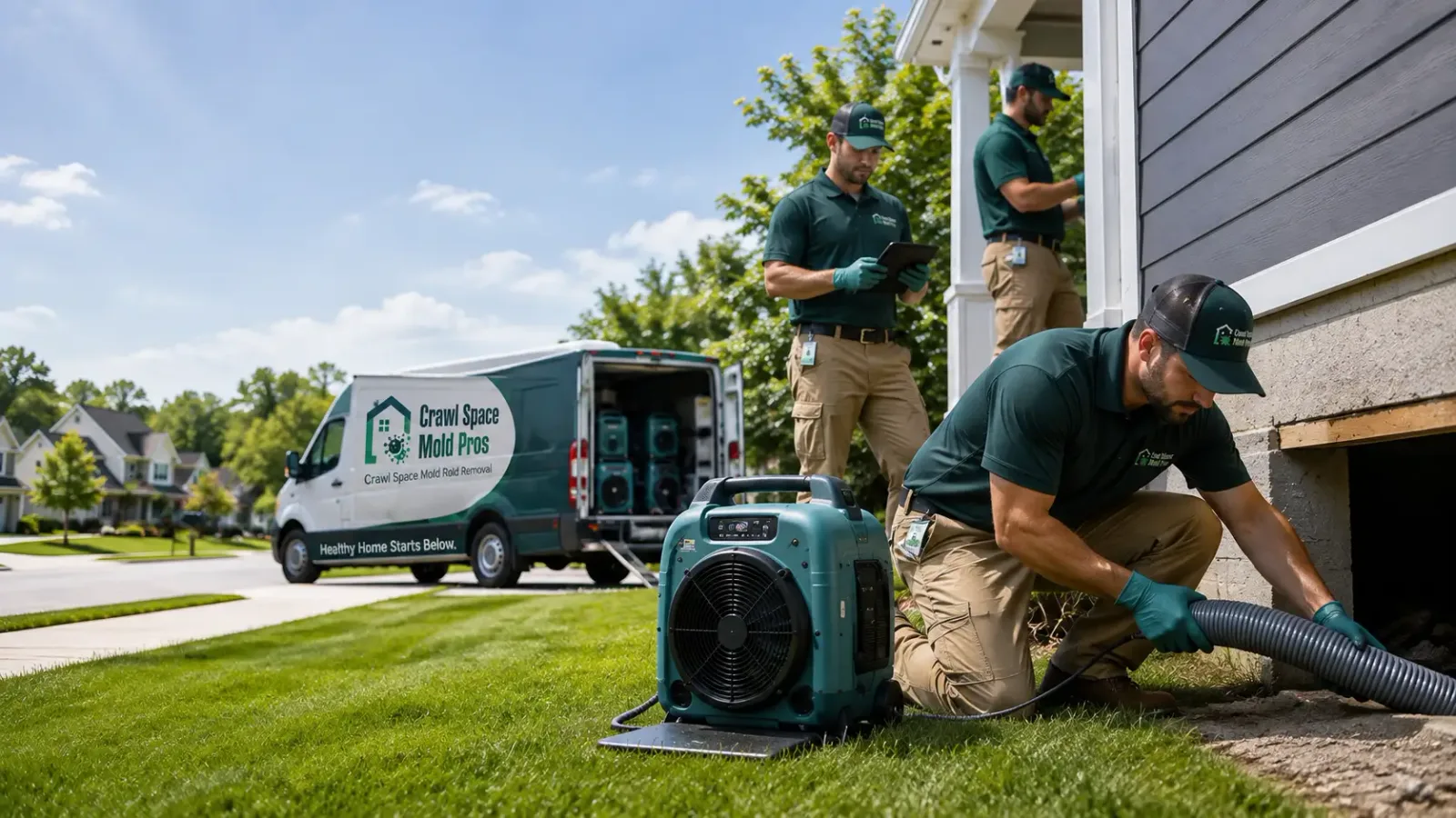 Crawl Space Mold Removal in Curlew, WA